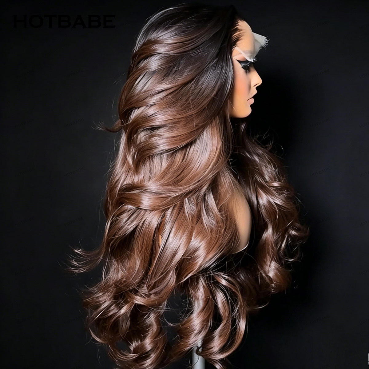 Glueless Wear And Go Human Hair Wig - Glueless Wigs Human Hair 1B/4 Brown