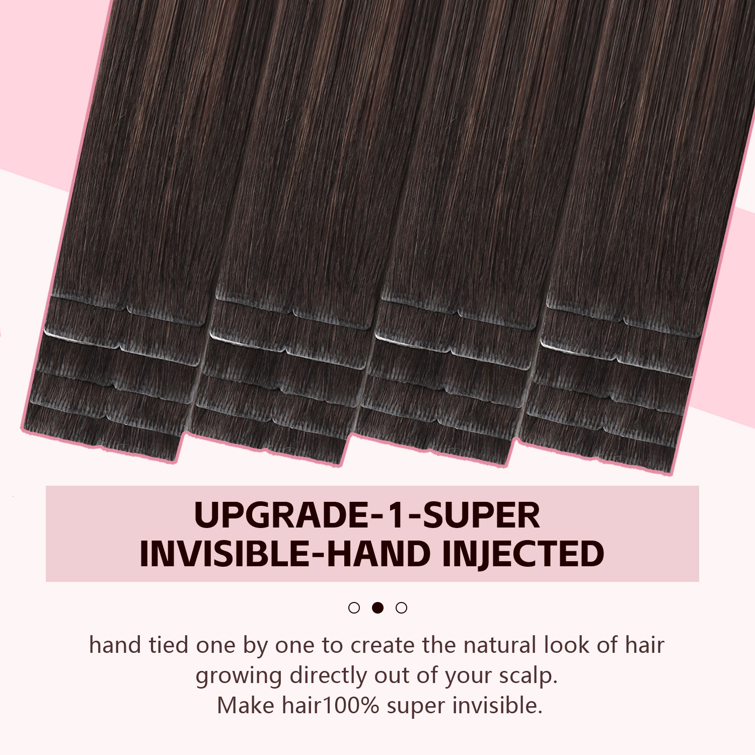 Sweetmet Invisible Tape Hair E - đánh giá và giá Invisible Tape In Extensions Real Hair