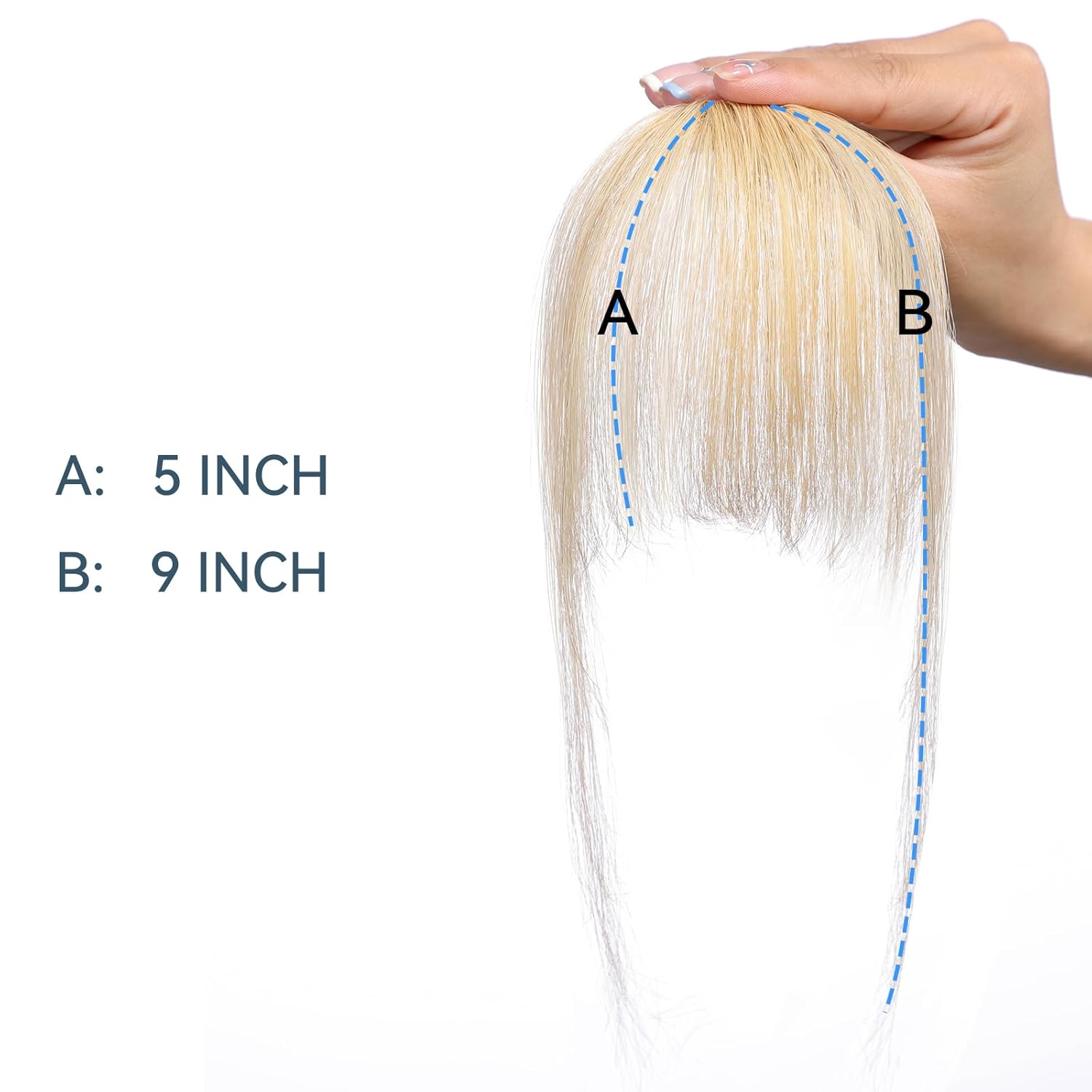 100% Human Hair Wispy Bangs Cl - đánh giá và giá Seamless Clip In Hair Extensions Human Hair