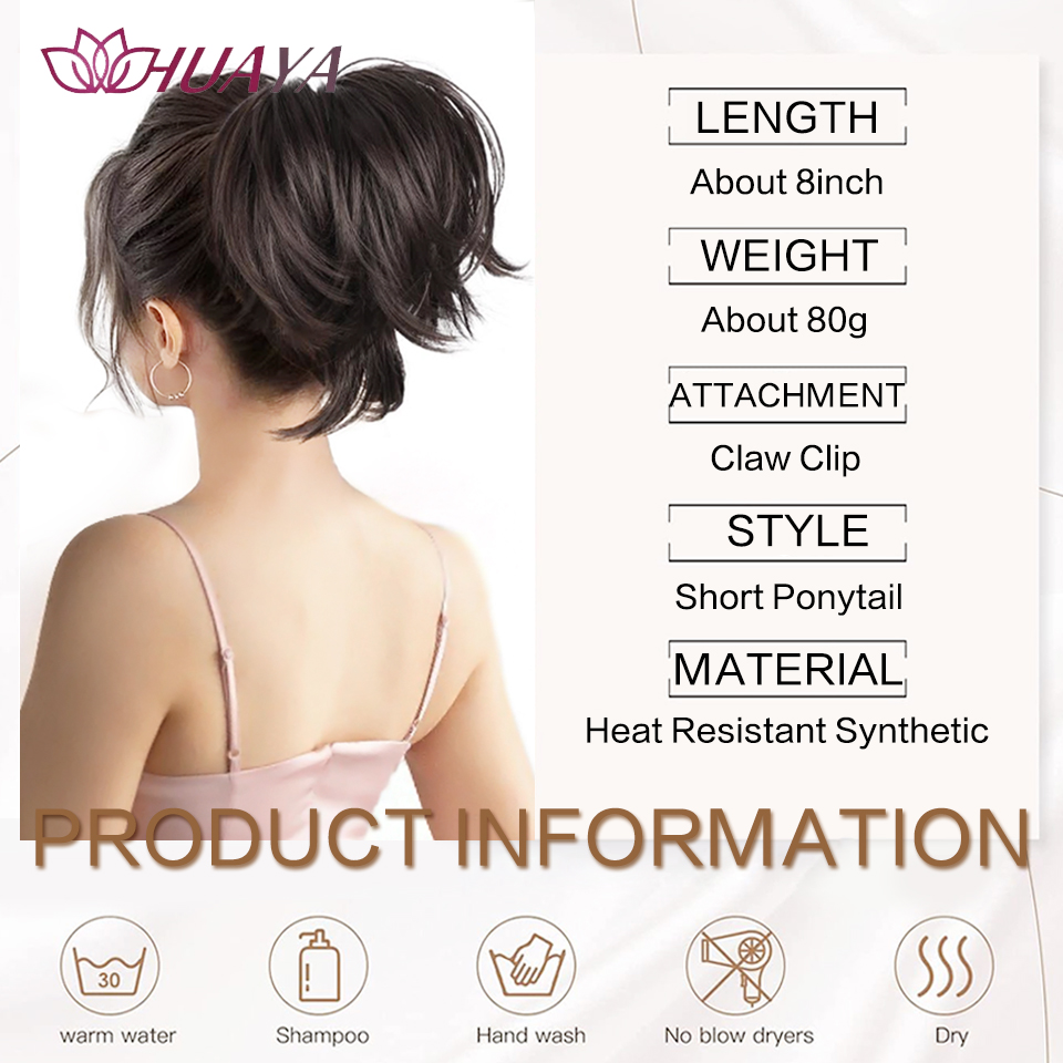 Hair Bun Ponytail Extension St - đánh giá và giá Claw Clip Messy Bun Hair Piece