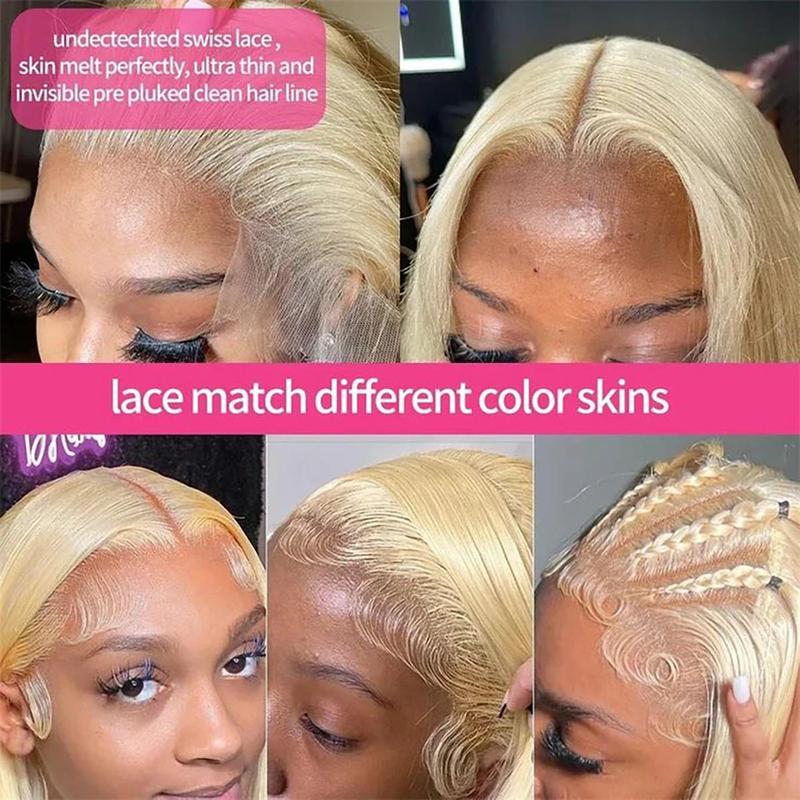 613 13x6 Lace Front Wig Human  - đánh giá và giá 613 Blonde Body Wave Lace Front Wig