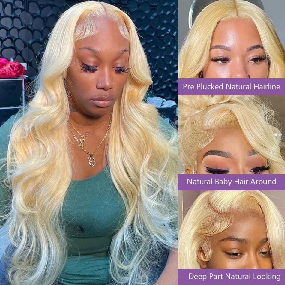 13x6 13x4 Blonde 613 Body Wave - đánh giá và giá 613 Blonde Body Wave Lace Front Wig