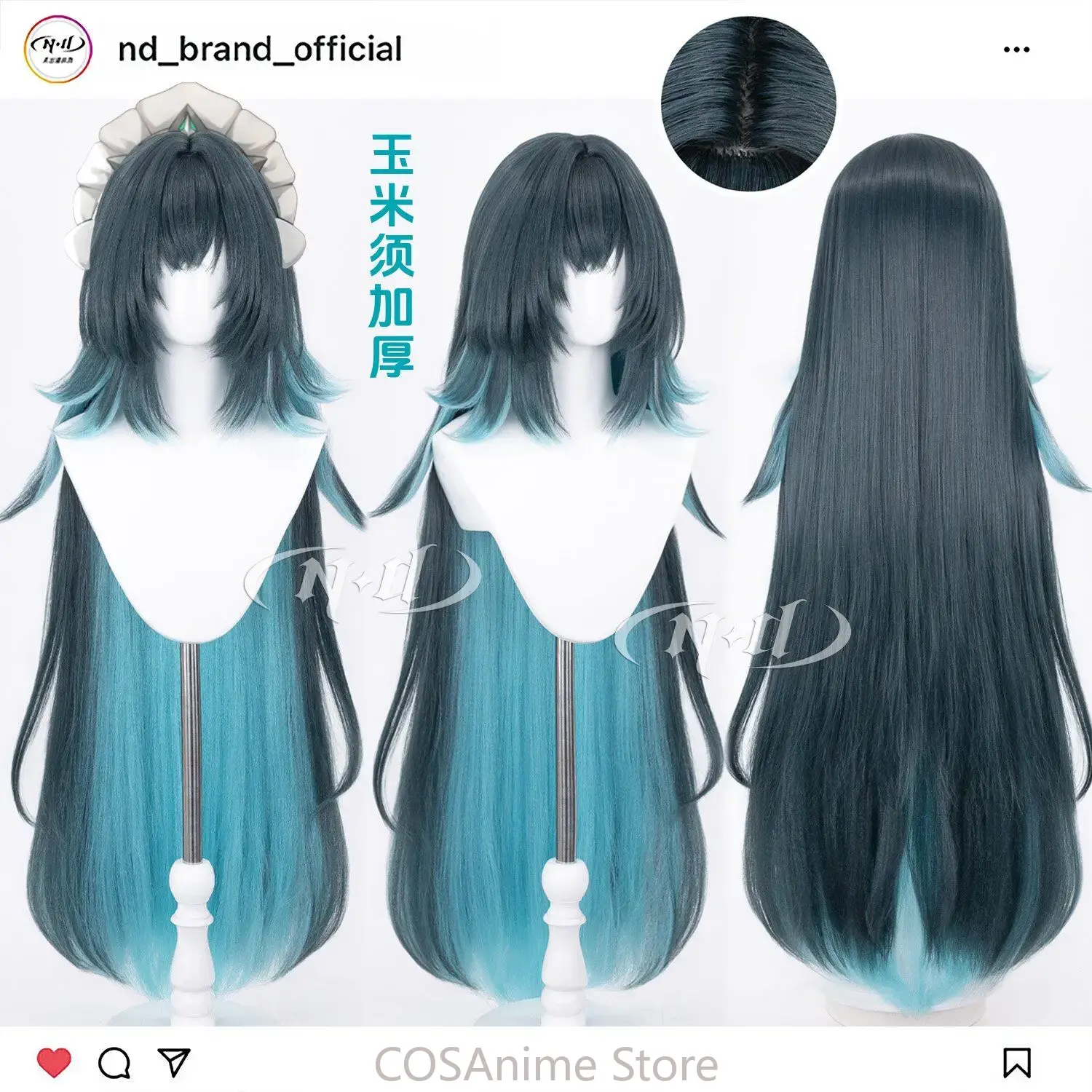 Danica Genshin Impact 110cm An - đánh giá và giá Synthetic Wigs