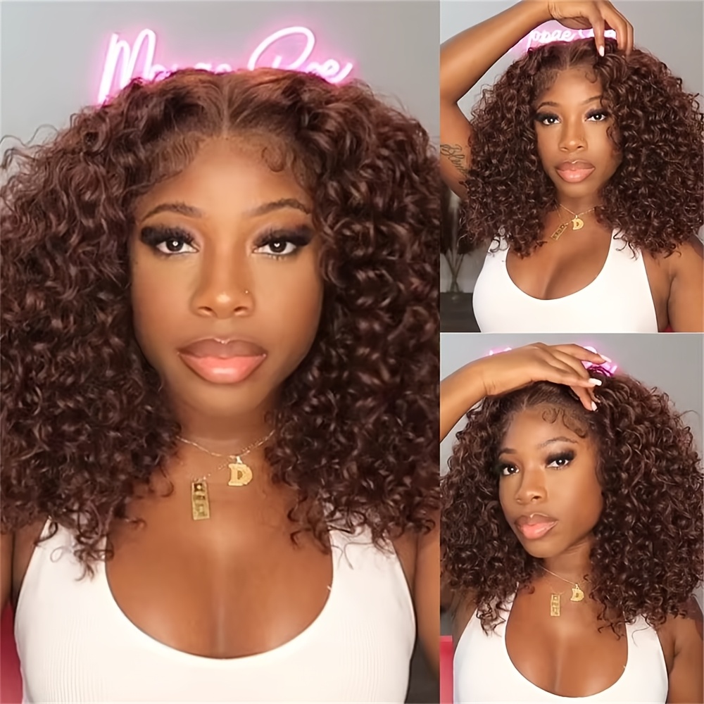 Curly Short Bob Wig Human Hair - đánh giá và giá Glueless Wear And Go Human Hair Wig