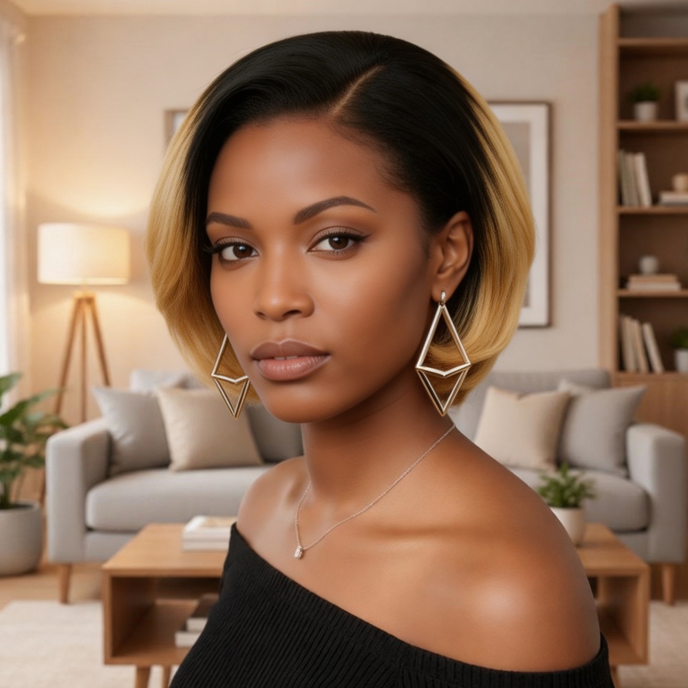 8 Inch Short Bob 13x4 Lace Fro - đánh giá và giá Glueless Wear And Go Human Hair Wig