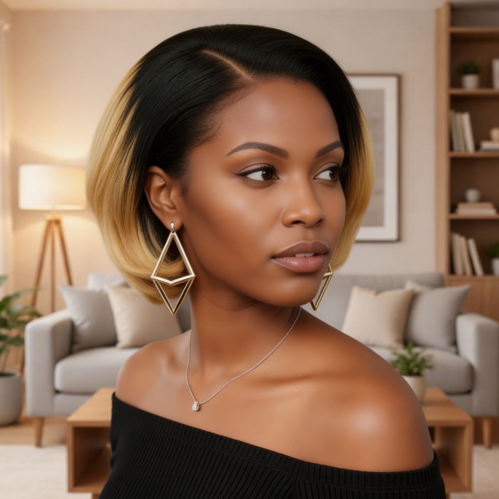 8 Inch Short Bob 13x4 Lace Fro - đánh giá và giá Glueless Wear And Go Human Hair Wig