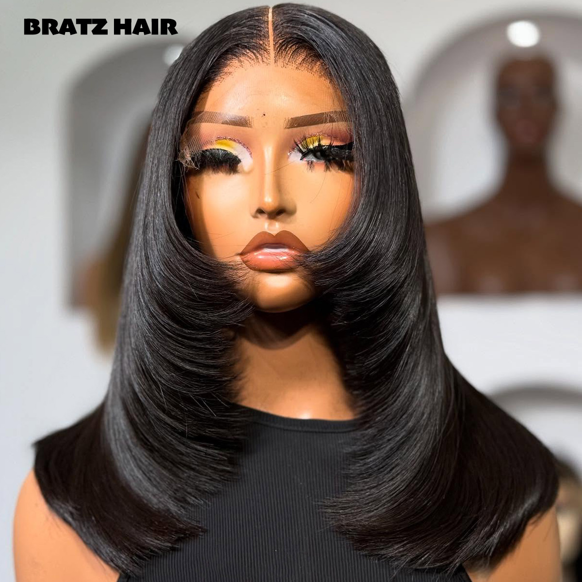 Super Double Drawn Layered Cut - đánh giá và giá Glueless Wear And Go Human Hair Wig