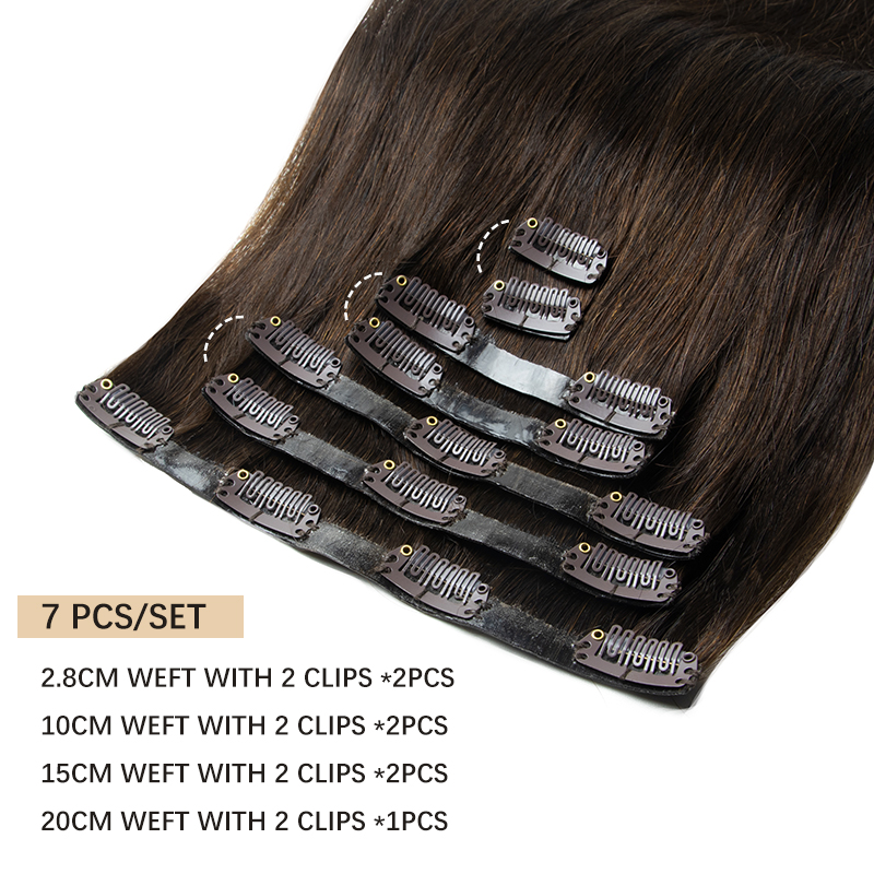 Tóc người CLIP đen trong phần  - đánh giá và giá Invisible Tape In Extensions Real Hair