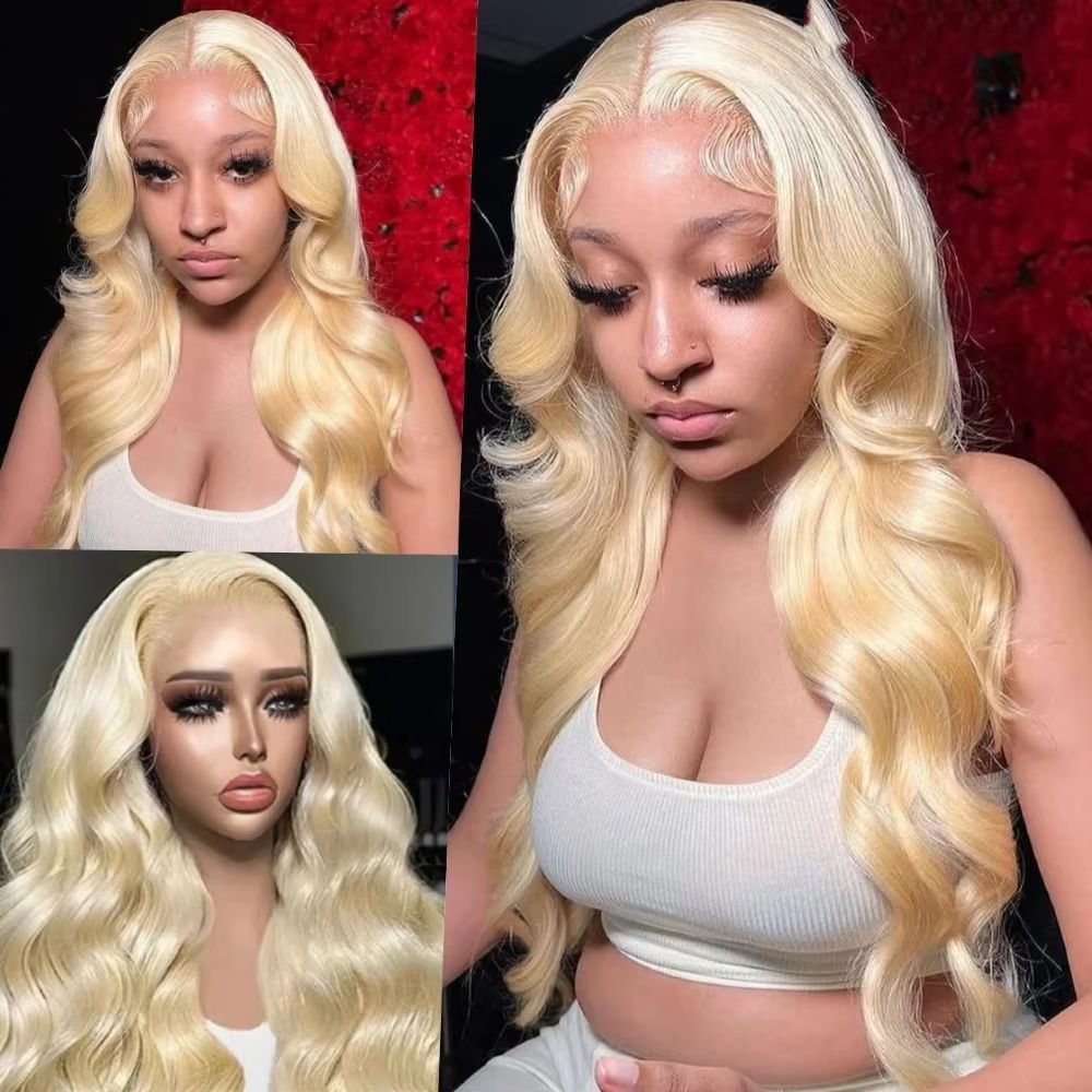 46 Inches #613 Blonde Body Wav - đánh giá và giá 613 Blonde Body Wave Lace Front Wig