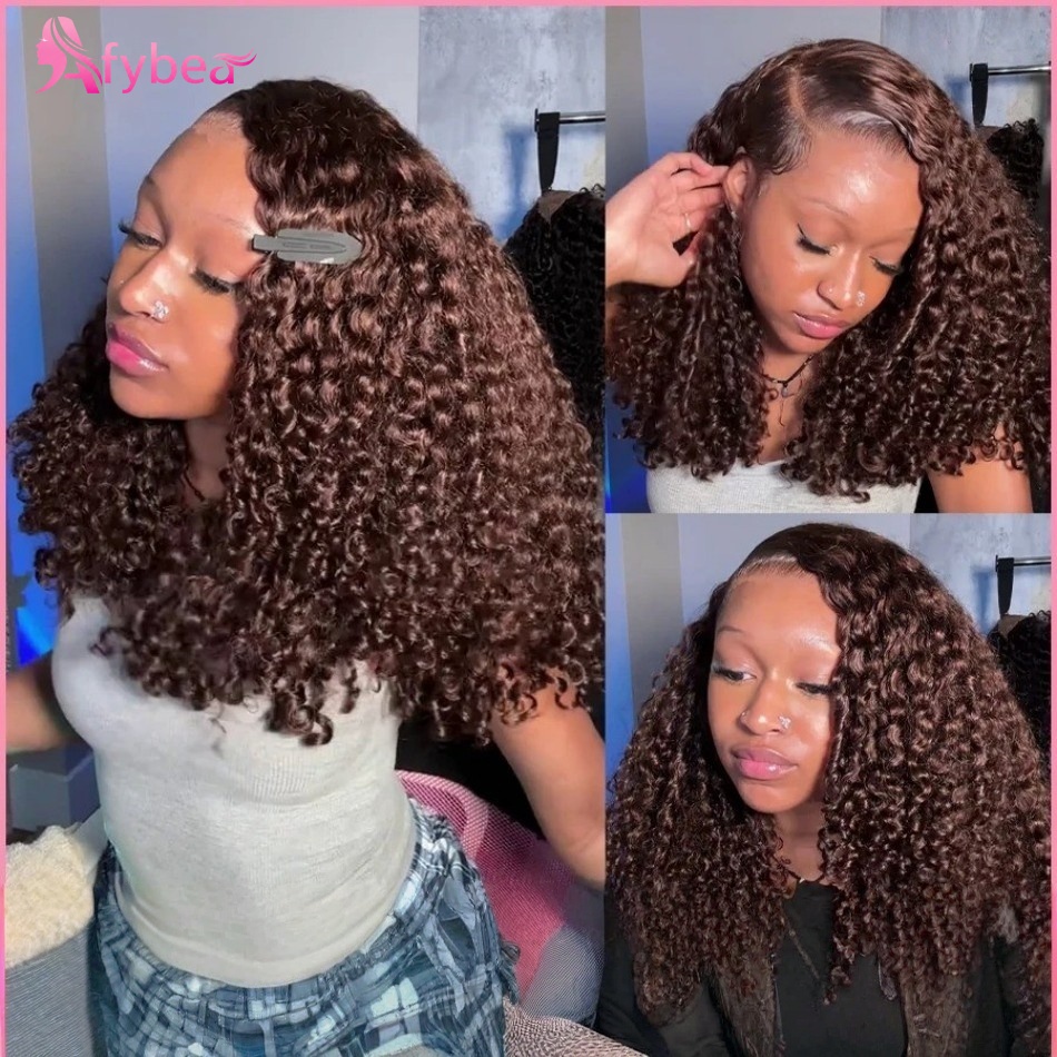 Curly Lace Front Wig Chocolate - đánh giá và giá Hd Lace Frontal Wig Human Hair Pre Plucked