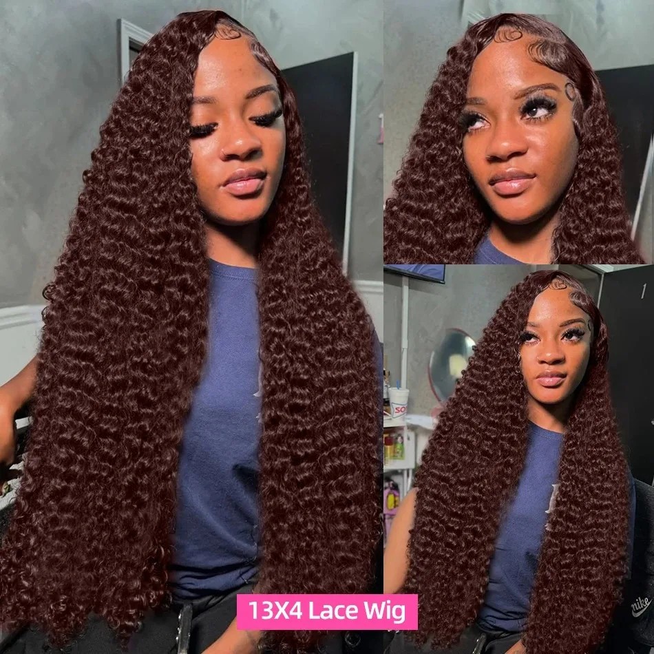 Curly Lace Front Wig Chocolate - đánh giá và giá Hd Lace Frontal Wig Human Hair Pre Plucked